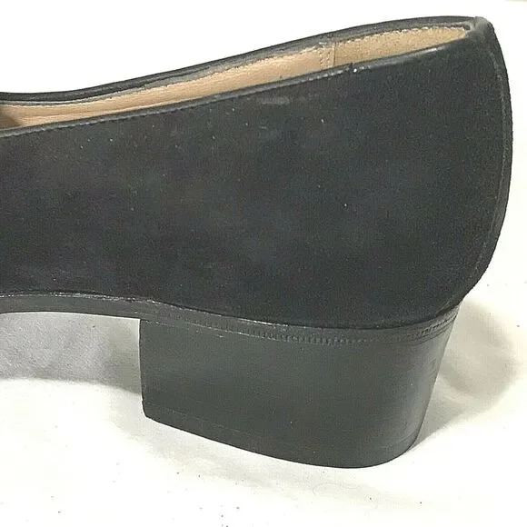 Gravati Shoes Suede Venetian Loafers Men 8 Women 9.5 Wilson Dean Wilkes Bashford - Picture 11 of 12